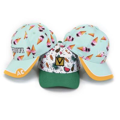 China 2021 Designer Customized Cotton Kids Hats Baseball Cap Adjustable Casual UV Protection For Boys for sale