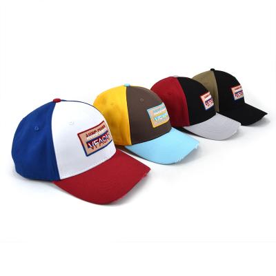 China Wholesale JOINT Customize Vintage Embroidery Basketball Baseball Distressed Custom Dad Hats For Men for sale