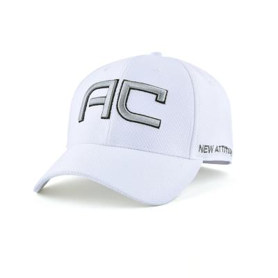 China Custom Embroidery JOINT Logo Sports Racket Mens Womens Golf Baseball Caps Fitted Hats for sale