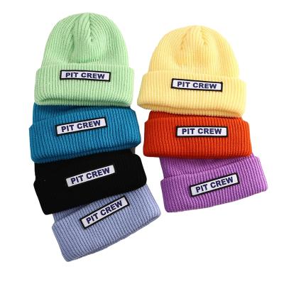 China Wholesale Kids Casual Cute Newborn Baby Toddler Soft Warm Soft Boys Girls Beanie Hats Winter Beanie Hats for sale