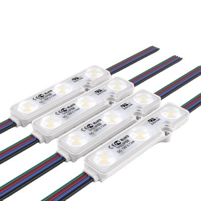 China AlGaInP /RGB 12V 0.72W Full Color LED Module For IP67 Light Box for sale