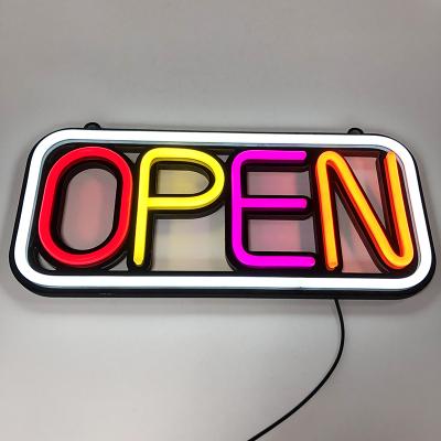 China Theme Park Neon Open Sign Letters Led Indoor Outdoor Open Sign Board Neon Light Bar Open Neon Sign for sale