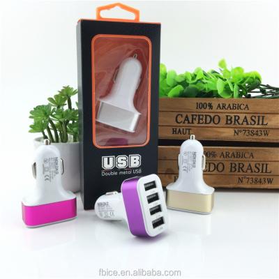 China Multifunctional Top Selling Usb 4 Car Charger Mobile Phone Special Prices for sale