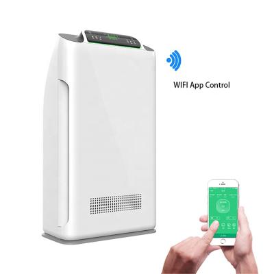 China PM2.5 Hotel Air Purification System Room Air Humidifier UV Purifier Hepa Filter Office Home Portable Air Purifier for sale