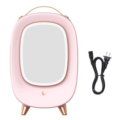 China Wholesale DC 12V 24V THERMOELECTRIC Portable Fridge Makeup Small Mini Car Custom Make Up Mini Home Fridge for sale