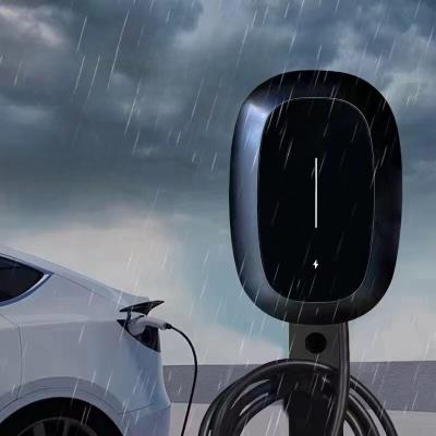 China Estação de carregamento rápido de veículos elétricos de 50 kW com proteção contra curto-circuito e ecrã LCD à venda