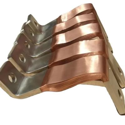 China Rectangular Tin Plated Conductors Flexible Copper Busbar For Electrical Applications for sale