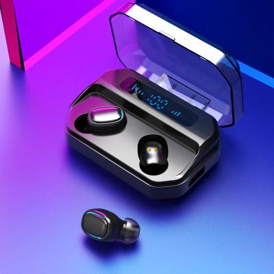 China Perfect Sound Amazon Hot Sale A88 TWS LED Digital Display Earbuds Power Bank Handsfree Wireless Headphones Big for sale