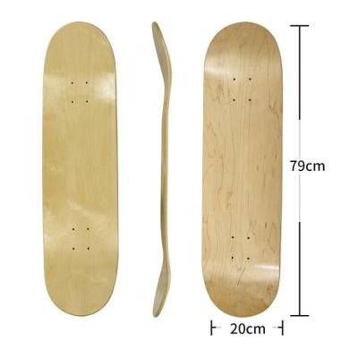 China Outdoor Wooden Activities 80*20cm Color Skateboard Deck 150kg Load Customized Professional Skateboard Deck For Kids And Children 'adult for sale