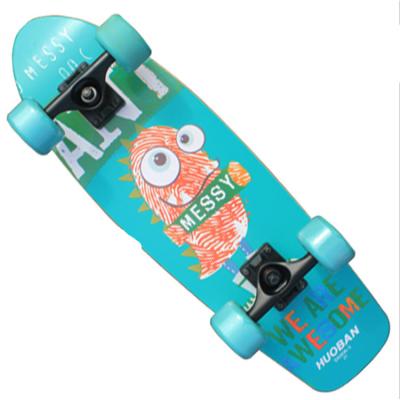 China China High Quality Northeast Outdoor Activities 7 Ply Maple Deck Cruiser Board With 4 Wheels for sale