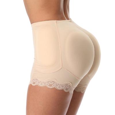 China Bestselling Antibacterial Antibacterial Lace Sponge Bodyshaper Butt Lifting Hip Pads Butt Panties for sale