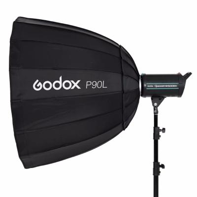 China Speedlite P90L 90CM Reflector Photo Studio Softbox P90L Bowens Portable Deep Parabolic Mount Godox Studio for sale