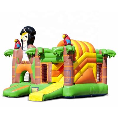 China Outdoor Commercial Bouncy Castle Pirate Safety Entertainment Inflatable Bouncy Castle Slide Combo Cheap Outdoor Bouncy Castle for sale