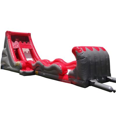 China exterior & indoor outdoor playground irritant volcano inflatable bouncer wahoo inflatable bouncing slide for sale for sale