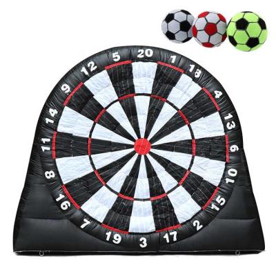 China Cheap Popular PVC Outdoor Target Inflatable Soccer Sticky Dart Games Outdoor/Indoor Mall//Amusement Park, Inflatable Soccer Darts for sale