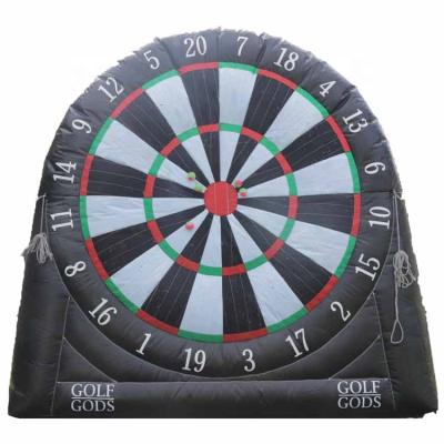 China High quality inflatable golf board outdoor/indoor mall//amusement park, inflatable football dart foodart target game for human amusement for sale