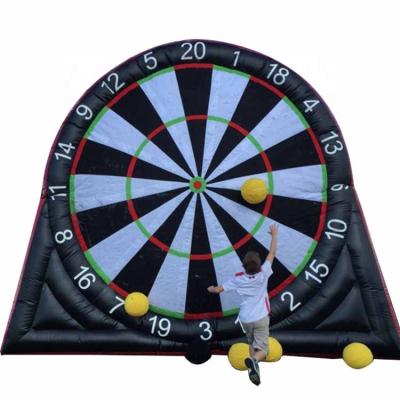 China Outdoor/indoor mall//amusement park qualified inflatable football soccer kick game, inflatable dart board target for sale for sale