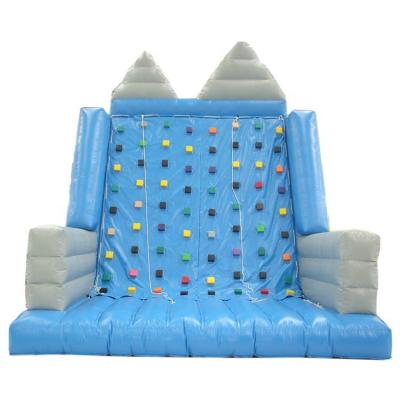 China China Manufacturer Outdoor Theme Park Inflatable Entertainment Rock Mountaineering Wall, Inflatable Park Amusement With Wall Climbing for sale