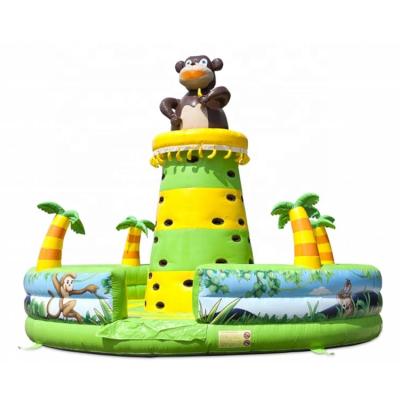 China Professional Outdoor Entertainment Amusement Park Climbing Ride Jungle, Beautiful Inflatable Climbing Wall For Sale for sale