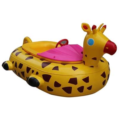 China Construction of plastic & High Quality PVC Water Park Bumper Boat, Inflatable Game Equipment Cartoon Electric Water Bumper Boat For Kids Adults for sale