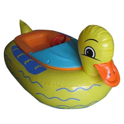 China Construction of plastic & PVC Delivery Adult Inflatable Water Game Speed ​​Boat Bumper Tubes Electric Bumper Boat With MP3 Player for sale