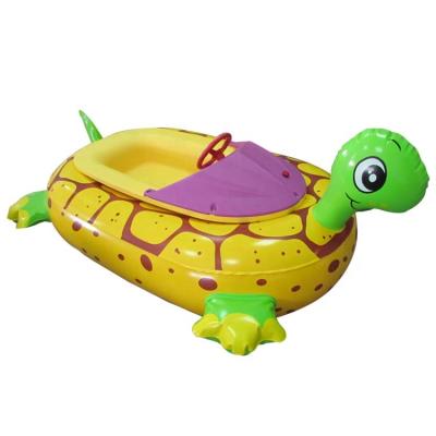 China Construction of plastic & PVC Aqua Motor Kids Electric Bumper Boat with Play Inflatable Bumper Equipment Water Boat MP3 Player Kids Pool Bumper Boat for sale