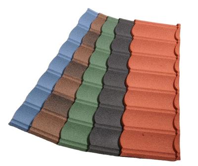 China New Sunlight stone coated metal roof tile building materials roofing sheets for sale