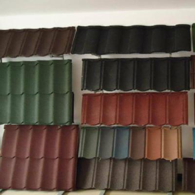 China Newsunlight type of roofing sheets stone coated steel roofing tile metal roofing en venta