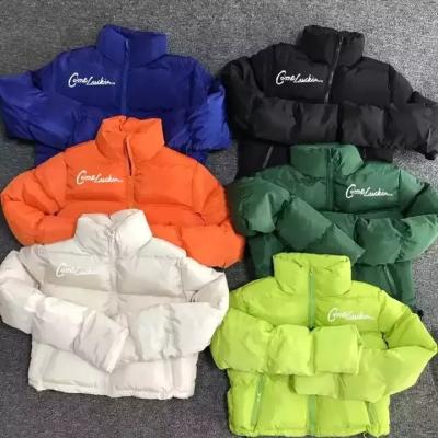 China YuFan Wholesale Winter Fashion Waterproof Zip Up Stripper Crop Coats Puff Ladies Blank Jackets Coats Custom Women Coats Girls' Down Jackets for sale