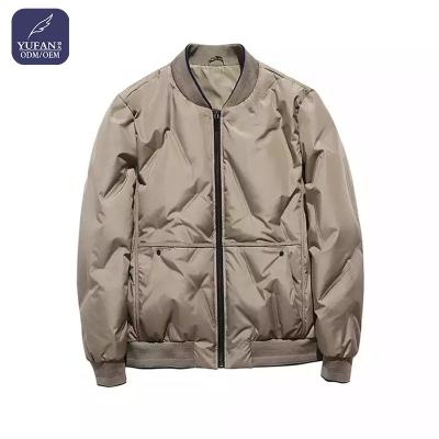 China YuFan Men's Waterproof Custom Anorak Hunting Safari Jacket High Street Baseball Style Preppy Bomber Jacket for sale