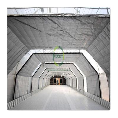 China Medical Plantation for USA Blackout Fabric 100% Automated Aluminum Plastic Film Blackout Deprivation Agricultural Indoor Lightweight Greenhouse for sale