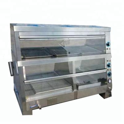 China Stainless Steel KFC Fried Chicken Heated Display Cabinet for sale