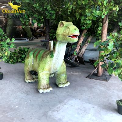 China Zoo theme park simulation t-rex dinosaur riding amusement/fun/game for kids for sale