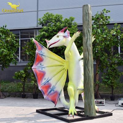 China Myth Dragon Model Flying Dragon Life Size Animatronic Handmade Exhibit Display for sale