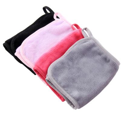 China 100% Polyester QUICK DRY Reusable Microfiber Microfiber Makeup Remover Facial Cleansing Cloth for sale