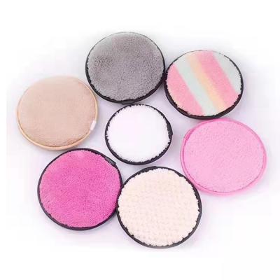 China Wholesale Reusable Microfiber QUICK DRY Cotton Face Extra-Softness Cleansing Makeup Sprinkles Remover Makeup Remover Magic Pads for sale