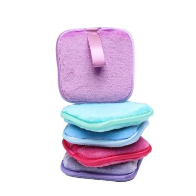 China Wholesale QUICK DRY Reusable Organic Microfiber Cotton Face Cleansing Towel Makeup Removal Extra-Softness With Pads for sale