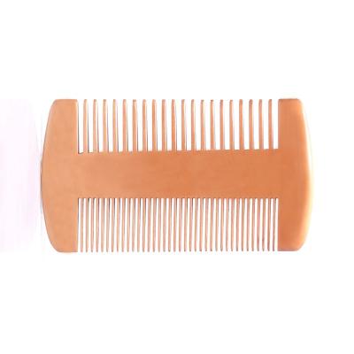 China Static Custom Wood Travel Fine Rough Teeth Anti Small Mustaches Comb Men's Beard Pocket Comb for sale