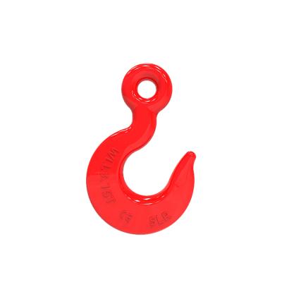 China Large opening hook Shenli rigging g80 for ally 3040 steel eyes crane hook eye and hook for sale