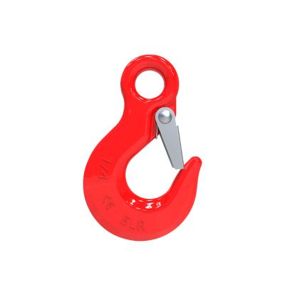 China Heavy Industry Tow Hook Eye Type Hook /heavy Crane Hook /Eye Safety Hook With Safety Latch for sale