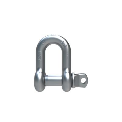 China High Strength Screw Pin Dee Shackle Drop Forged Lifting Screw Pin Dee Shackle Screw Pin Bow Shackle for sale