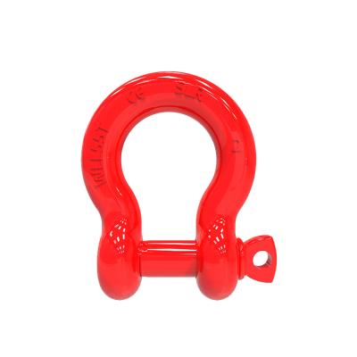 China Dee Shackle High quality screw pin alloy bow shackle / G8 bow bolt type shackle for sale