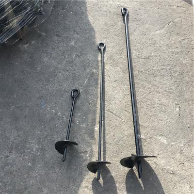 China Buliding Construction Earth Ground Ground Screw Hot Dipped Galvanized Anchor for sale