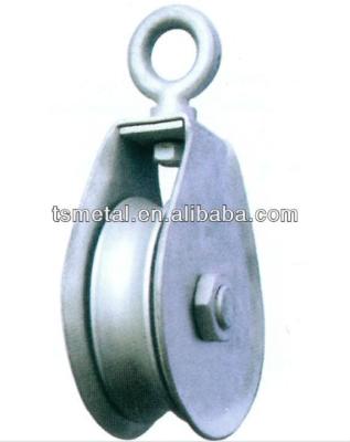 China Aotu Accessories Rope Pulley Weight Lifting Pulley Building Lift Pulley for sale