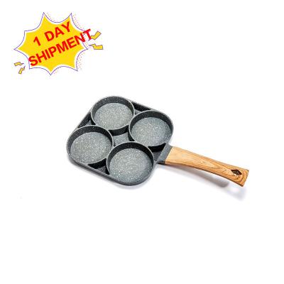 China Sustainable Square Medical Stone Custom Design Non Stick Cast Iron White Kitchen Cooking Pots Cookware Frying Pan for sale