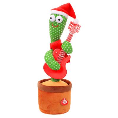 China Gift Children Play Usb Charging 120 Funny Plush Toys Toy Dancing Cactus Transceiver Songs Electric Singing And Talking for sale