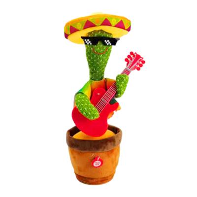 China Gift Children Play Electric Arabic Stuff Talking Dancing and Singing Music Spanish Plush Toy Dancing Cactus Cactus for sale