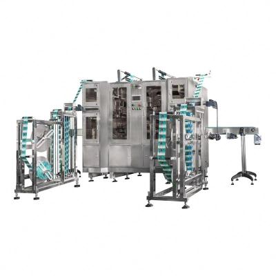 China High Quality Food Lndustry Cosmetic Double Sides Automatic Shrink Label Packing Machine for sale