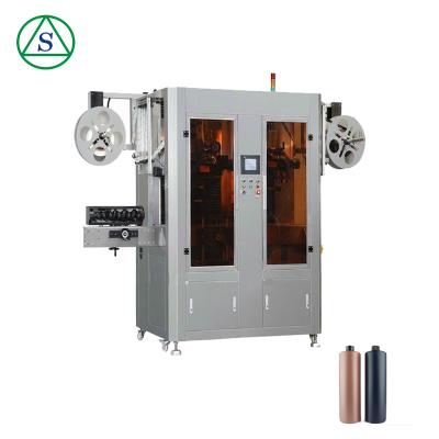 China Lndustry Factory Price Food Double Head Bottle Package Chemical Shrink Sleeve Labeling Machine for sale