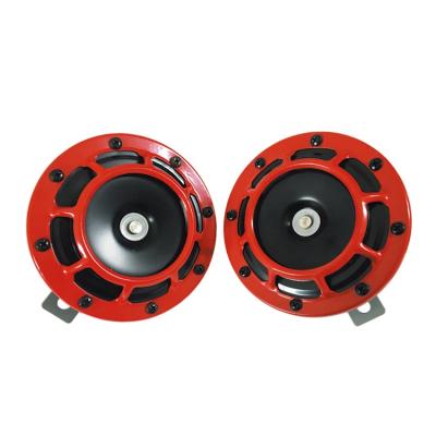 China Car Audio System 125mm Disc Horn Loud Blow Tone Grille Mount Compact Car Horns Disc Horn 12V 335-435 for sale